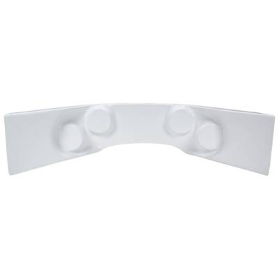 Allstar Performance - Allstar Performance ALL23242 Fiberglass Curved Dash Panel White