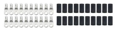 QUICKCAR RACING PRODUCTS - QuickCar Racing Products QRP57-570-20 Ring Terminal 1/4" 8 Ga w/Heat Shrink 20pk