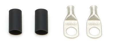 QUICKCAR RACING PRODUCTS - QuickCar Racing Products QRP57-571 Ring Terminal 5/16" 8 Ga w/Heat Shrink Pair