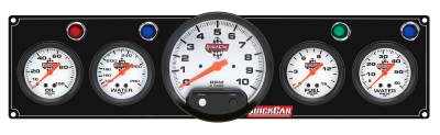 QUICKCAR RACING PRODUCTS - QuickCar Racing Products QRP61-6756 4-1 Gauge Panel OP/WT/FP15/WP Black