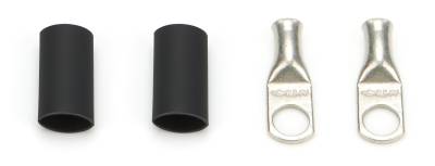 QUICKCAR RACING PRODUCTS - QuickCar Racing Products QRP57-573 Ring Terminal 1/2" 8 Ga w/Heat Shrink Pair