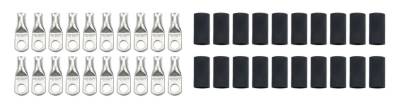 QUICKCAR RACING PRODUCTS - QuickCar Racing QRP57-580-20 Ring Terminals 1/4" 6 Ga w/Heat Shrink 20pk
