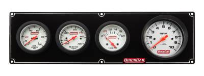 QUICKCAR RACING PRODUCTS - QuickCar Racing Products QRP61-77473 Extreme 3-1 OP/WT/Volt w/3-3/8" Tach