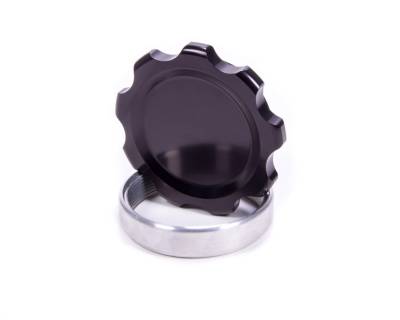 Allstar Performance - Allstar Performance ALL36171 Filler Cap Black w/Weld-In Alum Bung Large