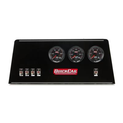QUICKCAR RACING PRODUCTS - QuickCar Racing QRP69-812-038 NE Mod Dash Panel Rdline OP/WT/FP Single Ignition