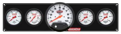 QUICKCAR RACING PRODUCTS - QuickCar Racing Products QRP61-7756 Extreme 4-1 Panel w/Tach OP/WT/FP15/WP Black