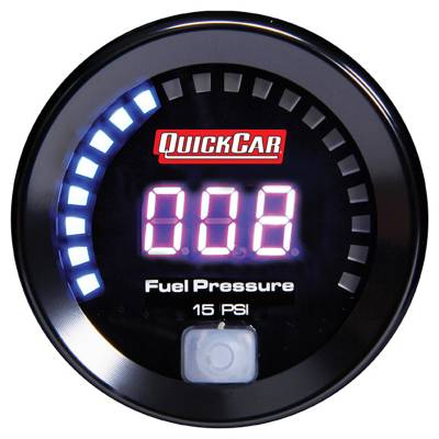QUICKCAR RACING PRODUCTS - QuickCar Racing Products QRP67-000 Digital Fuel Pressure Gauge 0-15