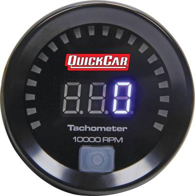 QUICKCAR RACING PRODUCTS - QuickCar Racing Products QRP67-001 Digital Tachometer 2-1/16"