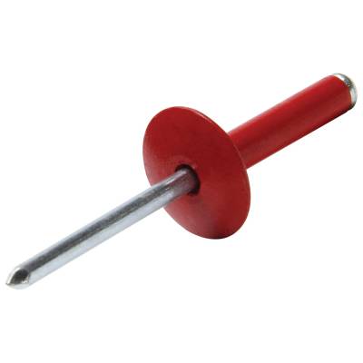 Allstar Performance - Allstar Performance ALL18032 Lg Hd Rivet Red 200pk Discontinued