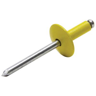 Allstar Performance - Allstar Performance ALL18056 Lg Hd Rivet Yellow Alum 250Pc Discontinued