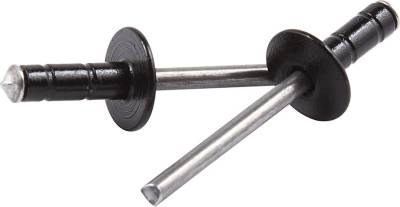 Allstar Performance - Allstar Performance ALL18071 Med Hd Rivet Black 250Pc Multi Grip Alum Mandrel