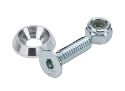 Allstar Performance - Allstar Performance ALL18628 Countersunk Bolts 1/4" w/3/4" Washer 10Pc