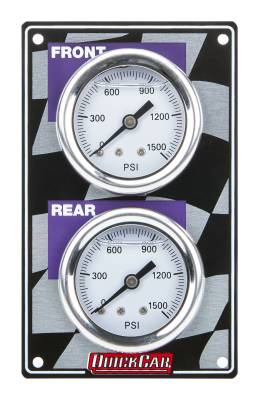QUICKCAR RACING PRODUCTS - QuickCar Racing Products QRP61-101 Mini Brake Bias Gauge Panel Vertical