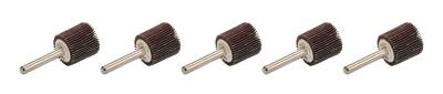 Allstar Performance - Allstar Performance ALL12136 Flap Wheel w/Mandrel 1" OD 80 Grit 5Pc