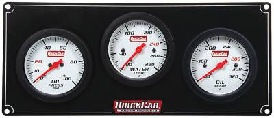 QUICKCAR RACING PRODUCTS - QuickCar Racing Products QRP61-7011 3 Gauge Extreme Panel OP/WT/OT