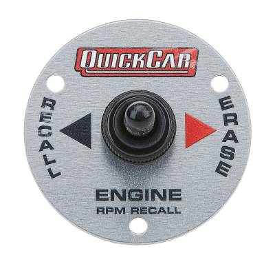 QUICKCAR RACING PRODUCTS - QuickCar Racing Products QRP611-096 Remote Recall Switch Plate for 611-6002