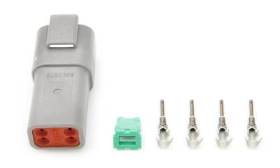 QUICKCAR RACING PRODUCTS - QuickCar Racing Products QRP71-341 Plug Deutsch 4-Pin Receptacle