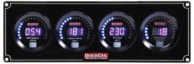 QUICKCAR RACING PRODUCTS - QuickCar Racing Products QRP67-3041 Digital 3-1 Gauge Panel OP/WT/OT w/Tach