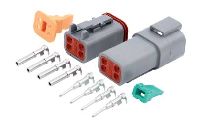 QUICKCAR RACING PRODUCTS - QuickCar Racing Products QRP71-342 Deutsch Connector 4-Pin