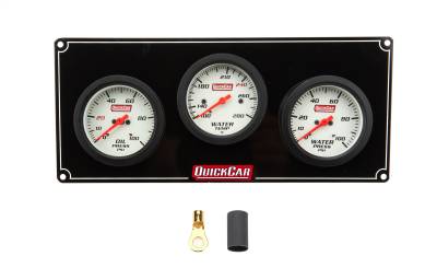 QUICKCAR RACING PRODUCTS - QuickCar Racing Products QRP61-7016 3 Gauge Extreme Panel OP/WT/WP
