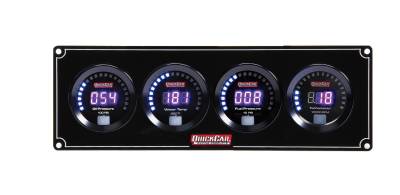 QUICKCAR RACING PRODUCTS - QuickCar Racing Products QRP67-3042 Digital 3-1 Gauge Panel OP/WT/FP w/Tach