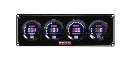 QUICKCAR RACING PRODUCTS - QuickCar Racing Products QRP67-3047 Digital 3-1 Gauge Panel OP/WT/Volt w/Tach