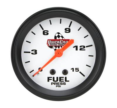 QUICKCAR RACING PRODUCTS - QuickCar Racing Products QRP611-6000 Fuel Pressure Gauge 2-5/8"