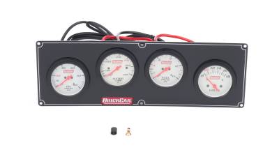 QUICKCAR RACING PRODUCTS - QuickCar Racing Products QRP61-7028 4 Gauge Extreme Panel OP/WT/FP/VT