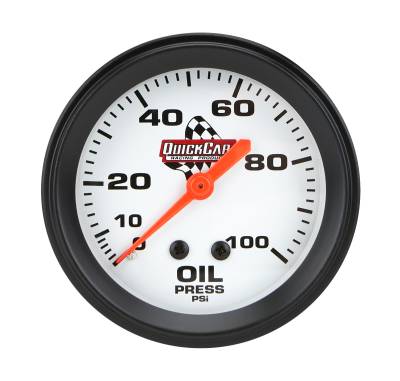 QUICKCAR RACING PRODUCTS - QuickCar Racing Products QRP611-6003 Oil Pressure Gauge 2-5/8"