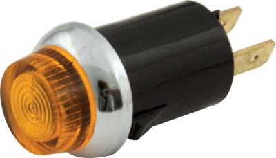 QUICKCAR RACING PRODUCTS - QuickCar Racing Products QRP61-704 Warning Light 3/4 Amber Carded