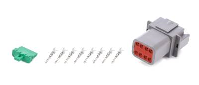 QUICKCAR RACING PRODUCTS - QuickCar Racing Products QRP71-381 Plug Deutsch 8-Pin Receptacle