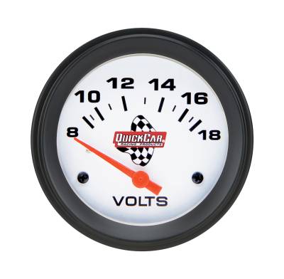 QUICKCAR RACING PRODUCTS - QuickCar Racing Products QRP611-6007 Voltmeter Gauge 2-5/8"