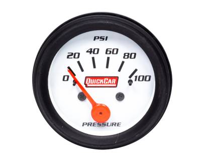 QUICKCAR RACING PRODUCTS - QuickCar Racing Products QRP611-6204 Gauge Oil Pressure 2" Open Wheel