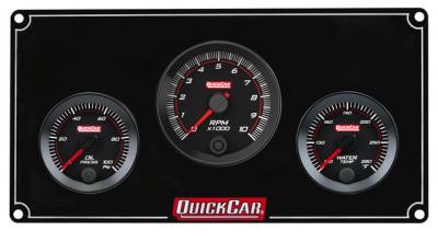 QUICKCAR RACING PRODUCTS - QuickCar Racing Products QRP65-2031 RedLine Panel 2-1/16" 2-1 OP/WT w/Tach