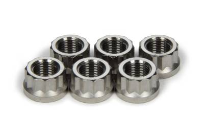 Ti22 PERFORMANCE - Ti22 Performance TIP1054 Torque Tube Nut Set 6Pc Titanium 12pt