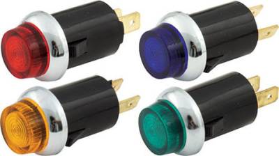 QUICKCAR RACING PRODUCTS - QuickCar Racing Products QRP61-706 Warning Light Kit 3/4" Red/Blue/Green/Amber