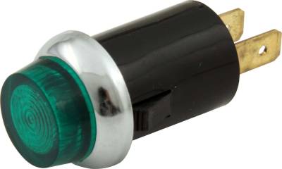 QUICKCAR RACING PRODUCTS - QuickCar Racing Products QRP61-709 Warning Light 3/4 Green Carded