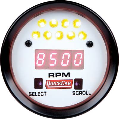 QUICKCAR RACING PRODUCTS - QuickCar Racing Products QRP611-7010 Extreme LCD Digital Tach