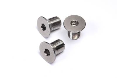 Ti22 PERFORMANCE - Ti22 Performance TIP1080 Front Rotor Bolts 3Pc Titanium 1/2"x20 1"