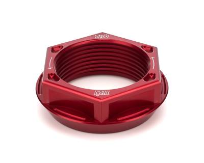 Ti22 PERFORMANCE - Ti22 Performance TIP2878 Axle Nut LH Lightweight Aluminum Red