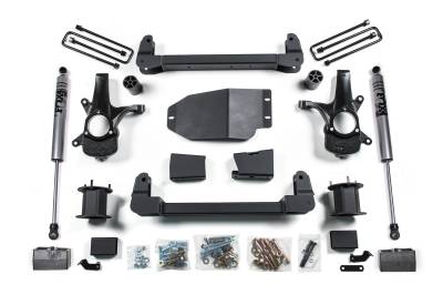 Zone Offroad - Zone Offroad ZONC90N 4.5" Suspension Lift Kit Nitro Shocks for 07-13 GM 1500 2WD