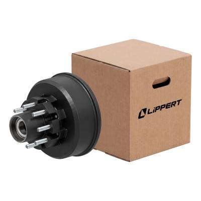 CURT - CURT 2025048471 10000lb Axles 12-1/4" Threaded Hub w/Installed Bearing Kit