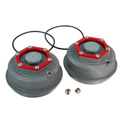 CURT - CURT 2024055280 Trailer Axle Threaded Dust Cap 10000-16000lb 4" Diameter Oil