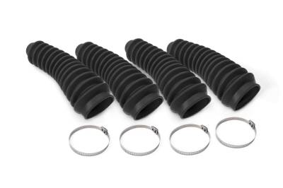 Rough Country Suspension Systems - Rough Country 87164 Black 4Pc Shock Boots