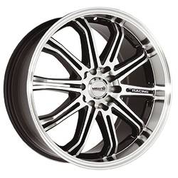 Maxxim - Maxxim 41MB-4S77T04405 17X7 5x100/4.50 +40 73 Machined Face/Lip/Gloss Accent