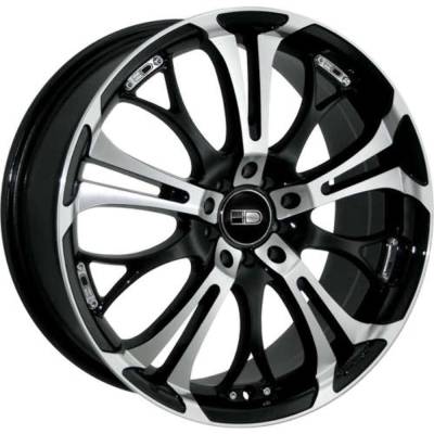 HD Wheels - HD Wheels SO17700545BK Spinout 17x7 5x105/4.5 45mm Gloss Black/Machined