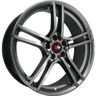 HD Wheels - HD Wheels VN18756538HB Vento 18x7.5 5x4.5 38mm Hyperblack