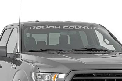 Rough Country Suspension Systems - Rough Country 4167 Decal 3" x 49" Curved Silver