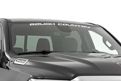 Rough Country Suspension Systems - Rough Country 4164W Rough Country Decal 2" x 27" White