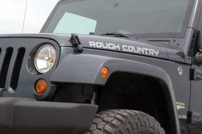 Rough Country Suspension Systems - Rough Country 4170G 27" Fender Decal Gray
